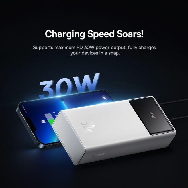 Productafbeelding Baseus Star Lord Digitaal Display Snel Opladen Power Bank (30000 mAh, 3000 W, 111 Wh)