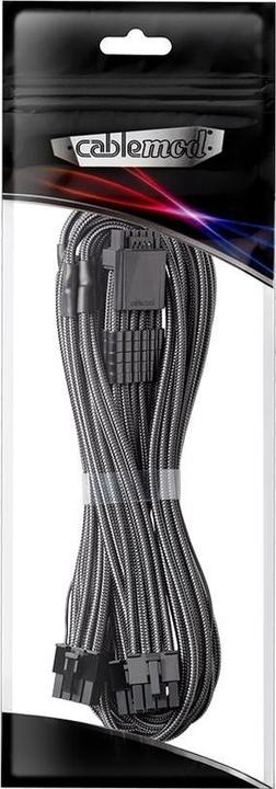 Produktbild CableMod RT-Series Pro ModMesh 12VHPWR auf 3x PCI-e Kabel für ASUS/Seasonic - 60cm, carbon