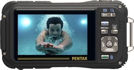 Actual product image Pentax Optio W90, 12MP, 5x Zoom, Waterproof, Black