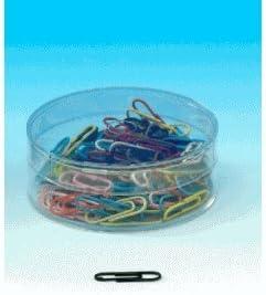Actual product image Wedo Paper clips 27mm plastic coated PU=140 pieces black (1 x)