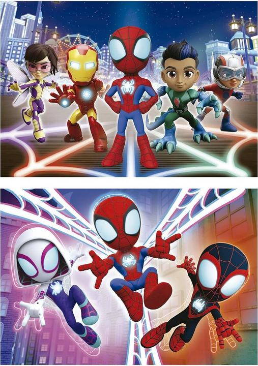Produktbild Educa Disney Spidey 2x16 Teile Holzpuzzle (16 Teile)
