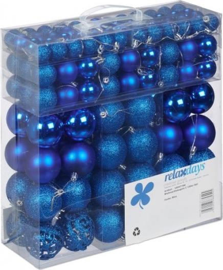 Relaxdays Weihnachtskugeln-Set (150 -teilig)