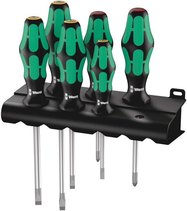 Produktbild Wera 334/6 Rack (Schlitzschrauben, Phillipps-Kreuzschlitz (PH))