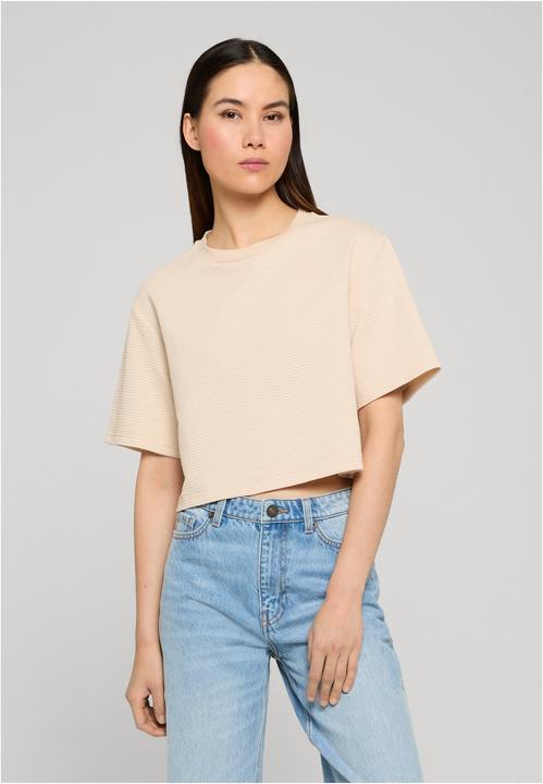 Produktbild Urban Classics Ladies Structured Jersey Cropped Tee cloud M (M)