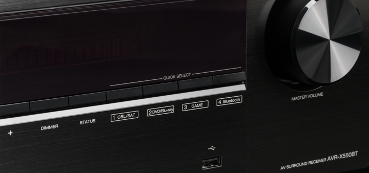 Produktbild Denon Avr-X550bt (5.2 Kanal, FM)