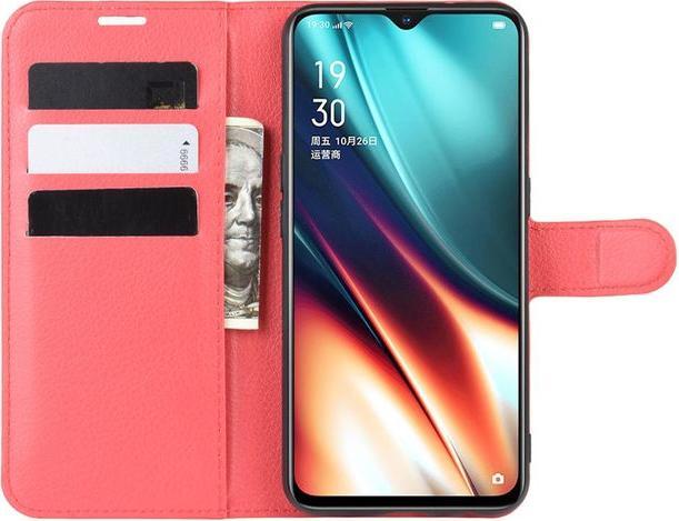 Image du produit MU Classic Série de couvertures de livres en cuir litchi (Realme XT, Realme X2)