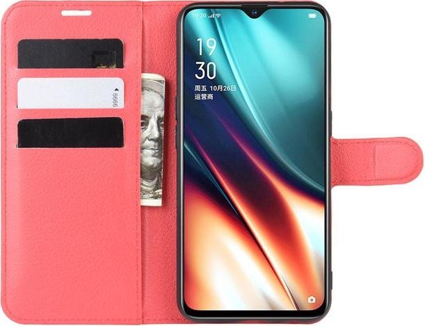Produktbild MU Classic Litchi Leder Bookcover Series (Realme XT, Realme X2)