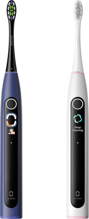 Clean X Lite Smart Sonic Duo Set Elektrische Tandenborstel, grijs en blauw (Sonische tandenborstel)
