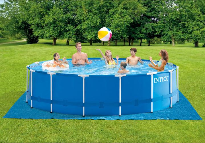 Produktbild Intex Metal Frame Pool Komplett Set (457 x 122 cm)