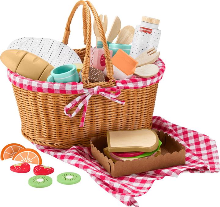 Fisher-Price Houten picknickmand set