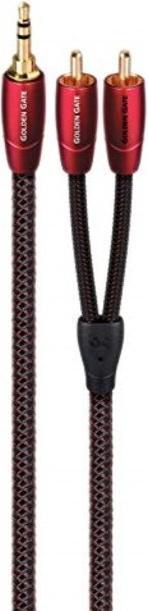 Actual product image Audioquest Golden Gate 3.5mm naar 2x RCA cable - Mini Jack transition cable - 3m (3 m, 3.5mm jack (AUX))