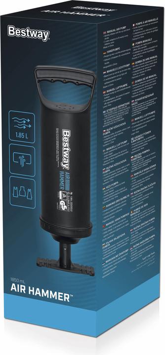 Actual product image Bestway Air Hammer™ 1850 ML Manual Hand Air Pump