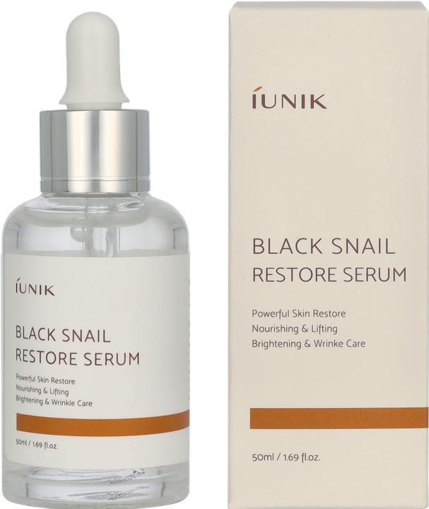 Actual product image iUNIK 70% Black Snail Mucin Restore Serum 50ml (50 ml)