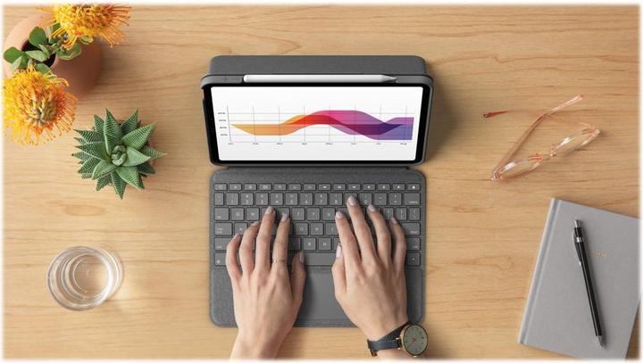 Produktbild Logitech Folio Touch (CH, iPad Air 2020 (4. Gen), iPad Air 2022 (5. Gen))