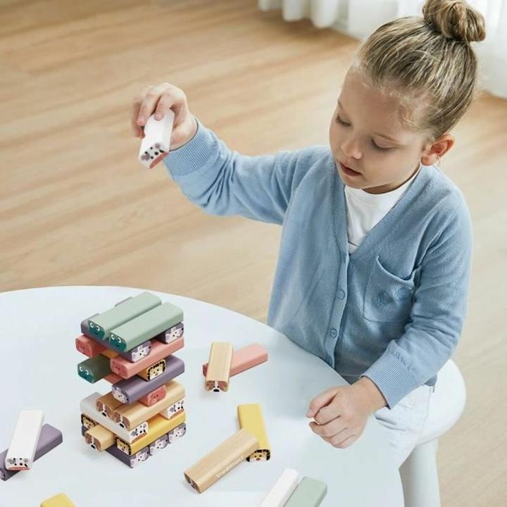 Actual product image Topbright Toys Educational wobble tower game of skill