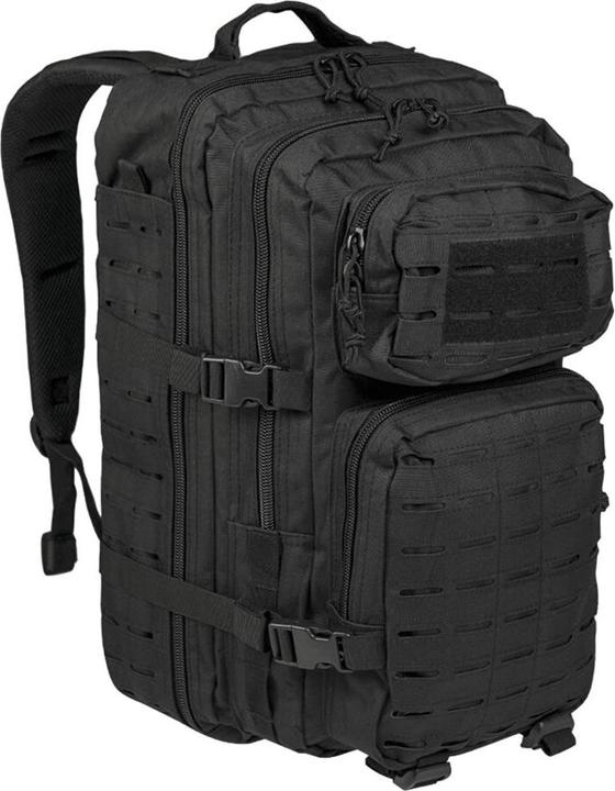 Mil-tec US Assault Backpack L Laser Cut, black (36 l)