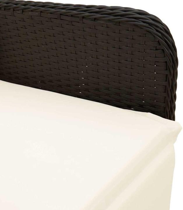 Produktbild vidaXL Bistroset Sitzgruppe Balkonset Gartenmöbel 11-tlg. Schwarz Poly Rattan