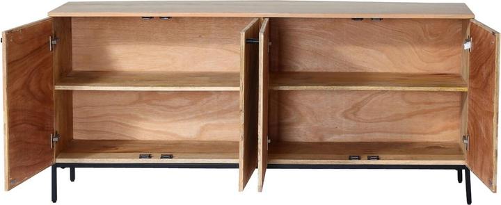 Produktbild Mendler Sideboard HWC-L95, Massiv-Holz Mango 79x176x42cm, natur (79 x 176 x 42 cm)