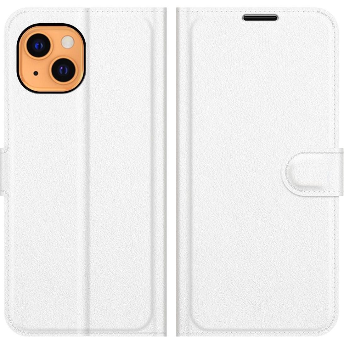 König Design Hülle Handy Schutz für Apple iPhone 13 mini Case Cover Tasche Etuis Bumper Weiss (Apple iPhone 13 mini), Sm...