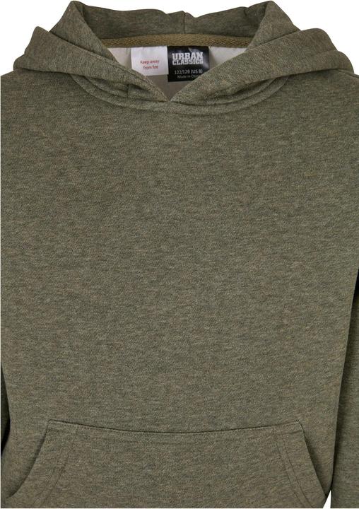 Immagine prodotto Urban Classics Felpa con cappuccio Basic Melange per ragazzi - 19569 (158, 164)