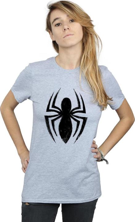 Image du produit - T-shirt SPIDER-MAN ULTIMATE SPIDER LOGO - Femme (L)