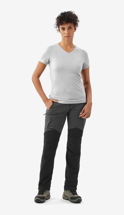 Actual product image Forclaz T-Shirt Damen Merinowolle - Travel500 grau (M)