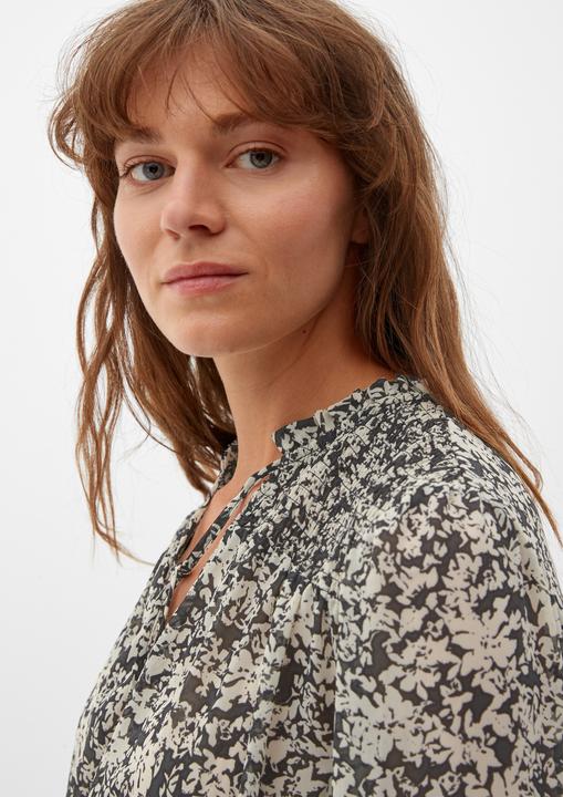 Produktbild s.Oliver Bluse Bluse mit Smok-Details (44)