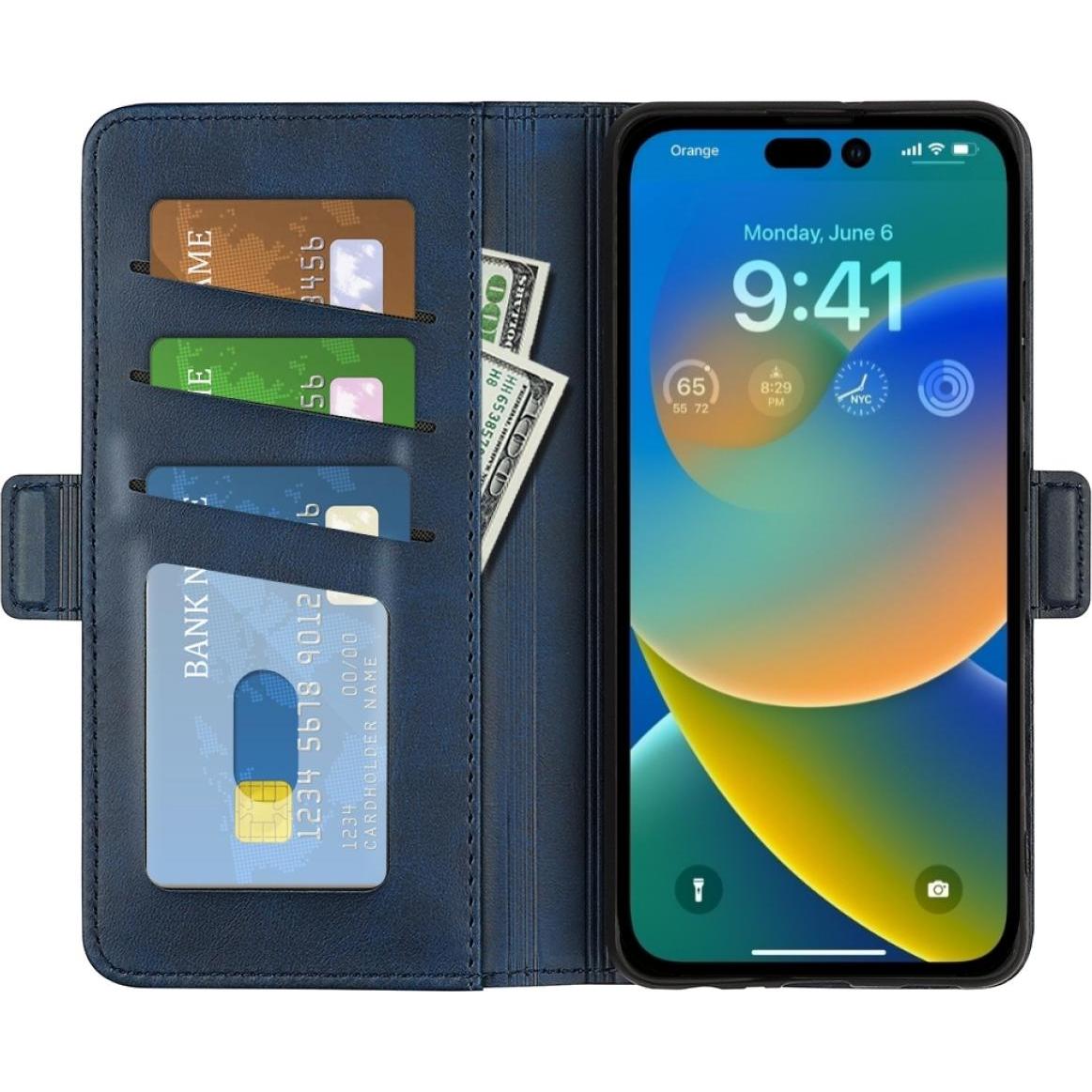 Screenguard CardLounge (Apple iPhone 14 Pro), Smartphone Hülle, Blau