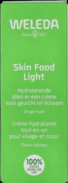 Etichetta energetica Weleda Cibo per la pelle Luce (30 ml, Crema 24h)