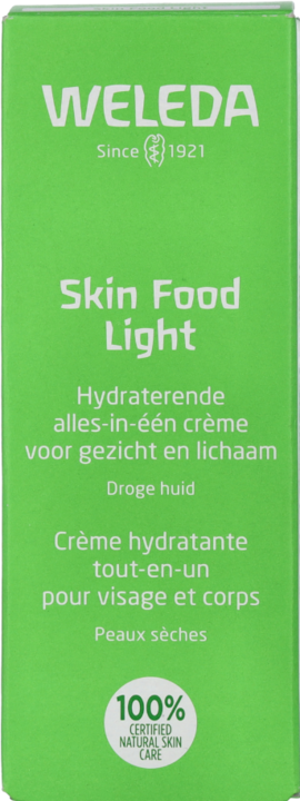 Energie-Label Weleda Skin Food Light (30 ml, 24h Creme)