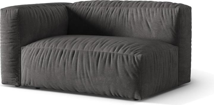 Image du produit Micadoni Chauffeuse Gauche, "Martina", 1 Place, 160x106x75 Fabriqué en Europe (Canapé modulaire, 1 place)