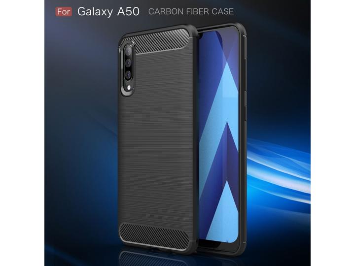 Image du produit Screenguard Samsung Galaxy A50 Housse Carbon Brushed Soft TPU (Samsung Galaxy A50)