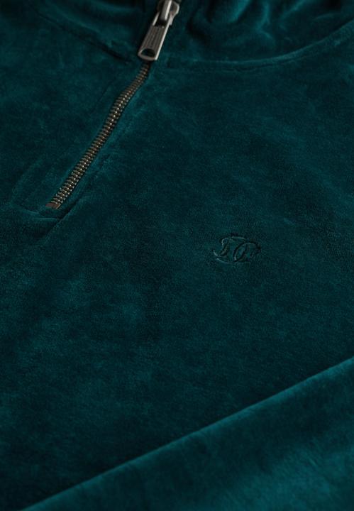 Actual product image Superdry Velour Half Zip Sweatshirt (XS)