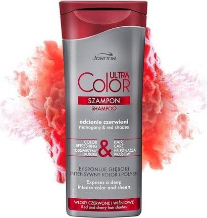 Produktbild Joanna Ultra Color System Shampoo For Red & Cherry Hair Shampoo Highlighting Shades Of Red And (200 ml)