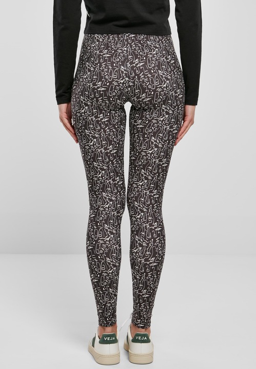 Actual product image Urban Classics Ladies Soft AOP Leggings (XS)