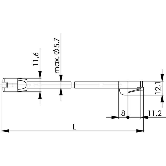 Thumbnail - Telegärtner MP8 FS 100 (F/UTP, CAT5e, 2 m), Netzwerkkabel