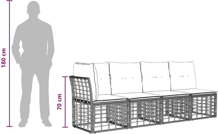 Produktbild vidaXL Outdoor-Sofagarnitur