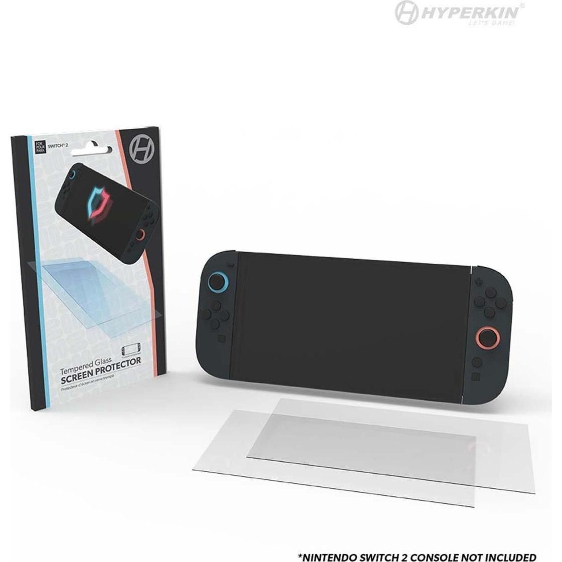 Hyperkin Tempered Glass Screen Protector for Nintendo Switch 2 - (2pcs/pack) (Switch), Altri accessori gaming