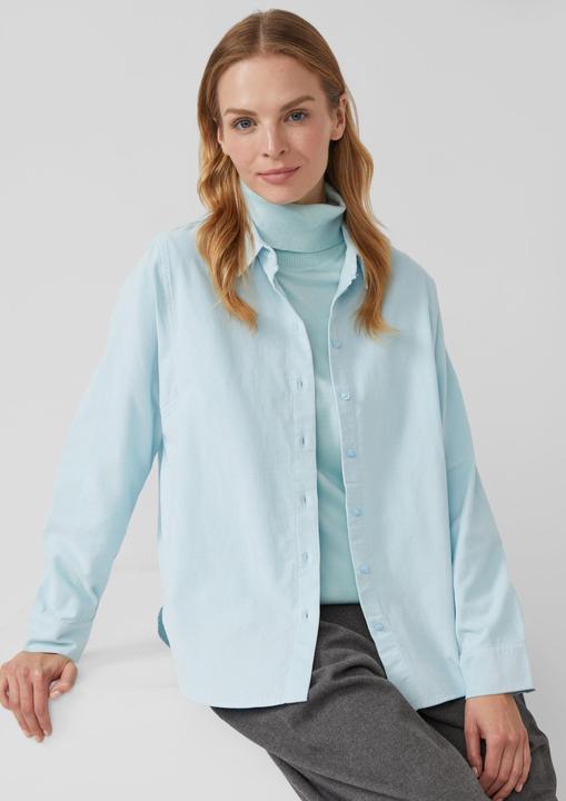 Actual product image s.Oliver Bluse Feincordbluse mit Hemdkragen (36)
