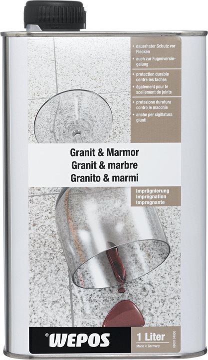 Actual product image Wepos Granite and marble impregnation