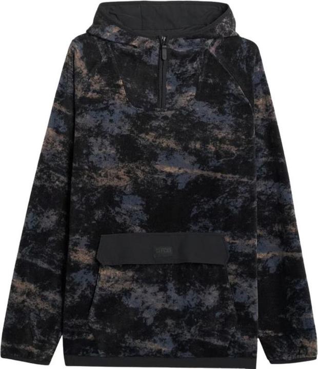 Produktbild 4F Herren-Fleece-Sweatshirt, mehrfarbig, mit Allover-Print (XL)
