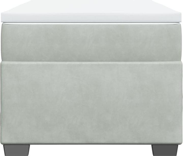 Produktbild vidaXL Bo x springbett mit Matratze 160 x 200 cm Samt (160 x 200 cm)