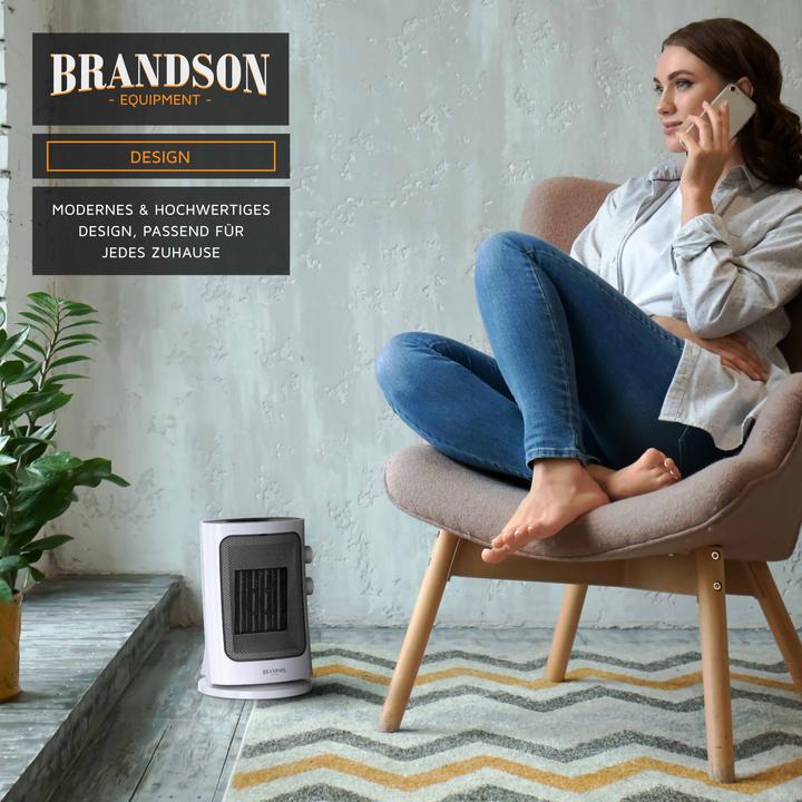 Image du produit Brandson Radiateur soufflant céramique 1500W (1500 W)