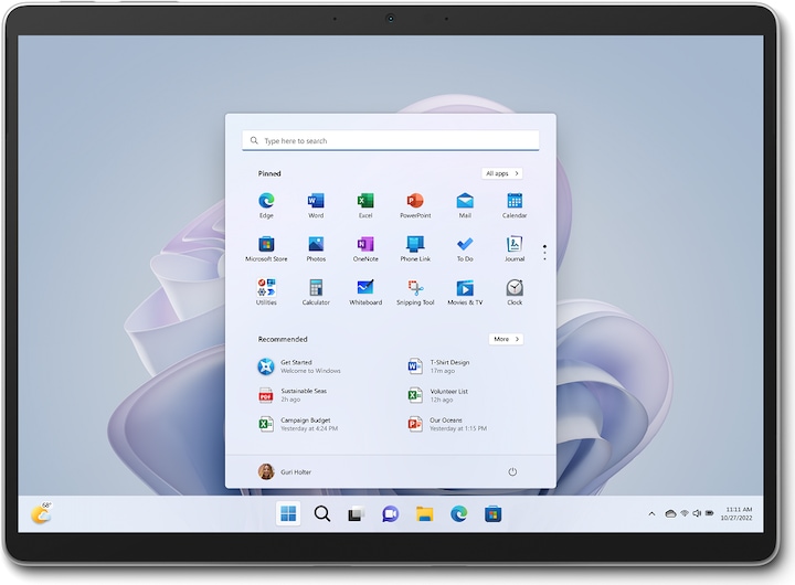 Actual product image Microsoft Surface Pro 9 (13", Intel Core i7-1255U, 16 GB, 256 GB, Without keyboard layout)