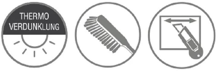 Immagine prodotto Gardinia Tenda plissettata 60 x 130 cm, nera (60 x 130 cm)