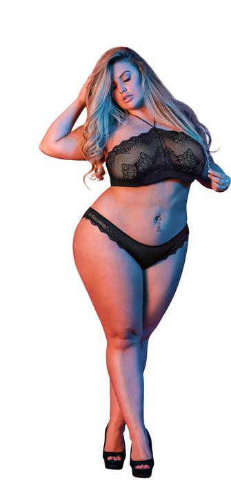 Produktbild Magic Silk Halter Bandeaux & Panty Set (XXL)