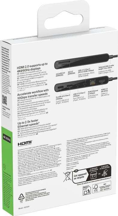 Produktbild Belkin Connect (USB-C, 8 Ports)