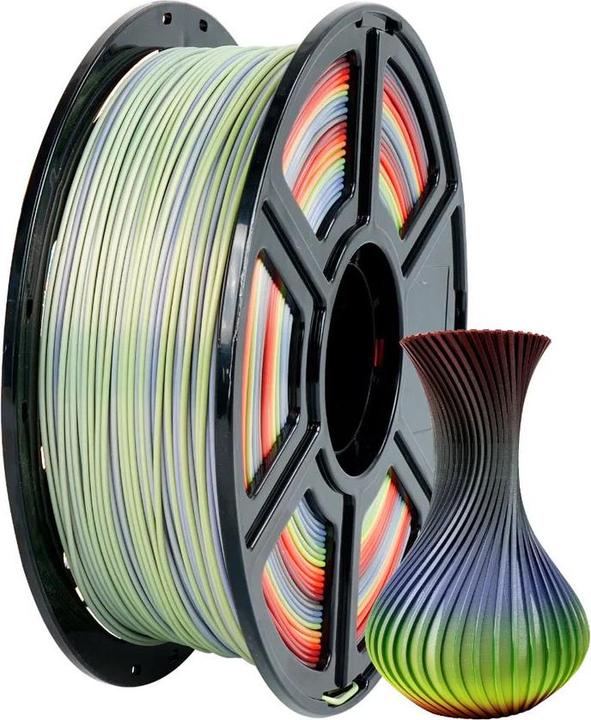 Produktbild FlashForge PLA Silk 1.75mm Rainbow 1,0 (PLA, 1.75 mm, 1000 g)