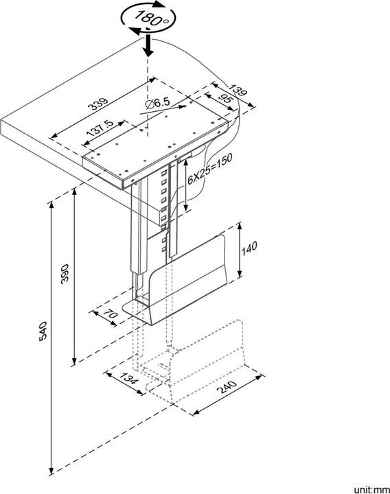 Productafbeelding Roline Slanke pc-houder uitschuifbaar