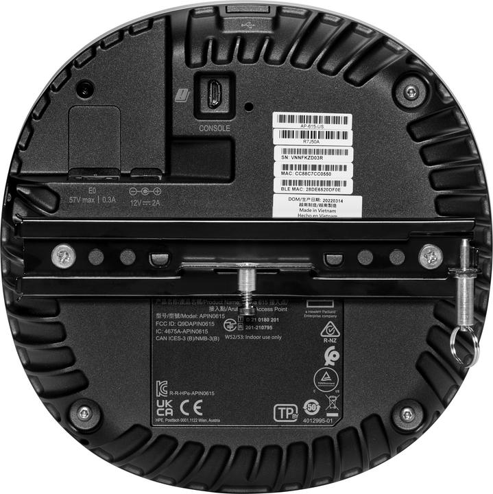 Produktbild HPE Aruba AP-615 (US) - Campus - Accesspoint - 802.11a/b/g/n/ac/ax (Wi-Fi 6E) (1200 Mbit/s)